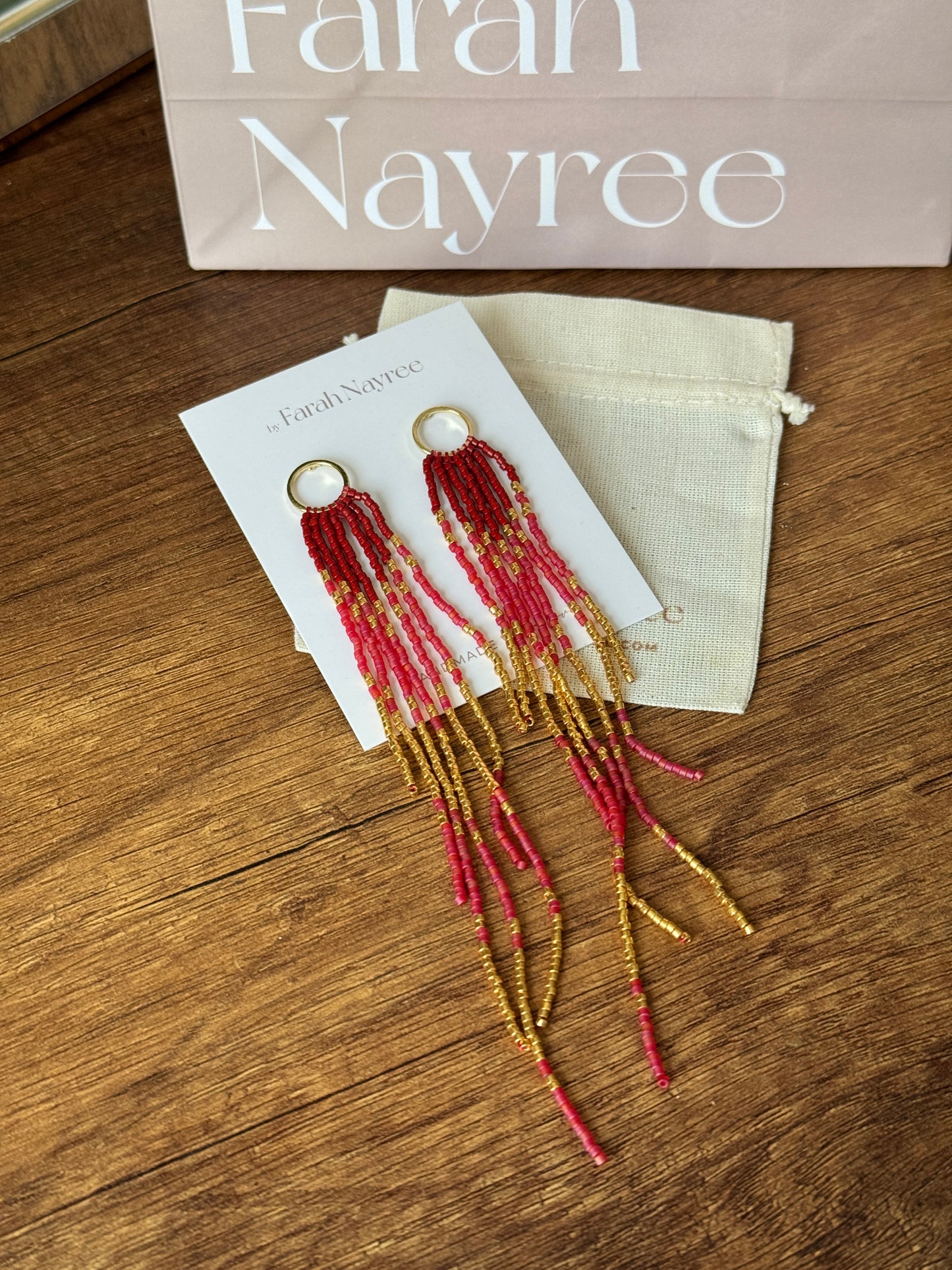 Aretes Ling XL - Vino