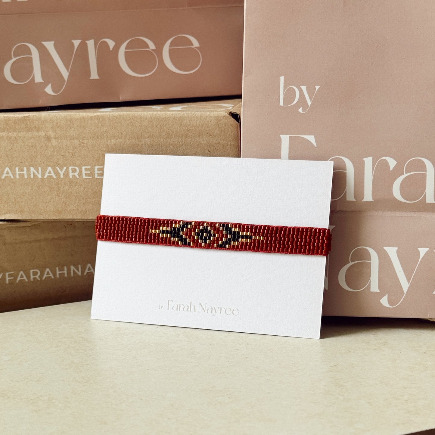 Wine Gradient | Miyuki Bracelet