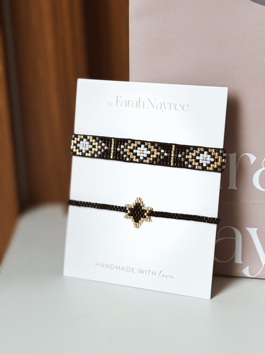 Pack Noé Negro - Pulseras Miyuki