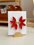 Aretes Rosalía Rojos - Miyuki