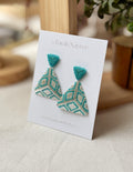Aretes Lidia Miyuki - Turquesa