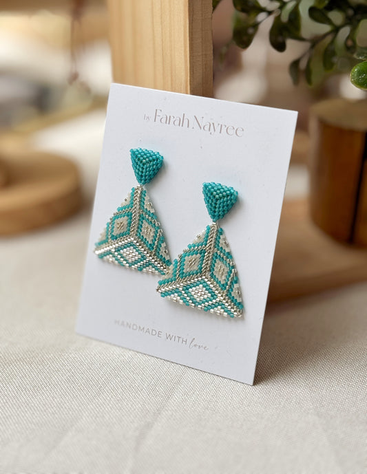 Aretes Lidia - Turquesa