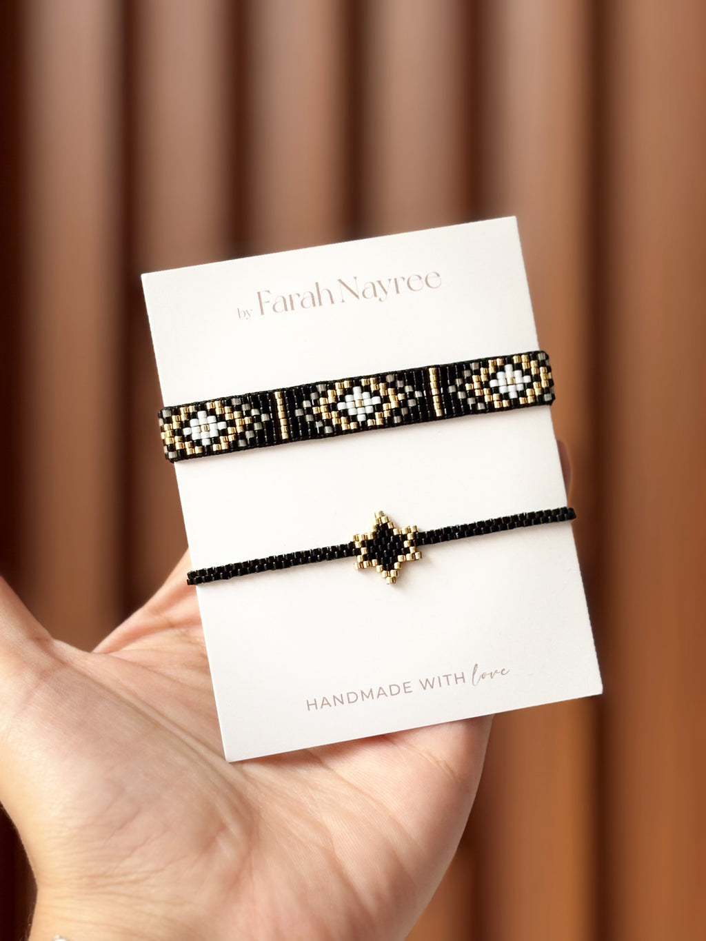 Pack Noé Negro - Pulseras Miyuki