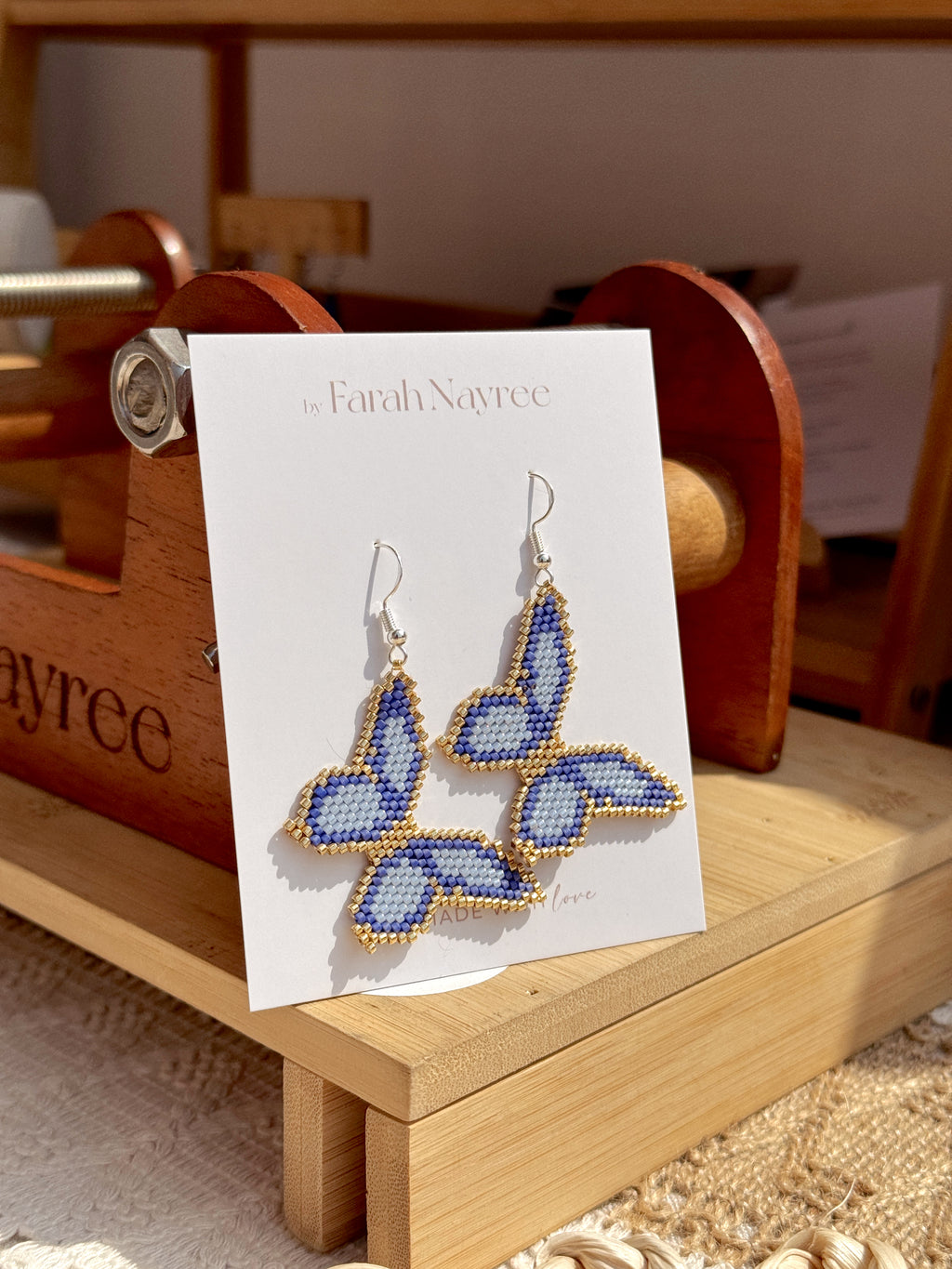 Aretes Tropical Butterfly -  Miyuki