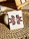 Aretes Rosalía Lilas - Miyuki