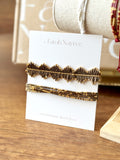 Pack Flecos Marrón - Pulseras Miyuki