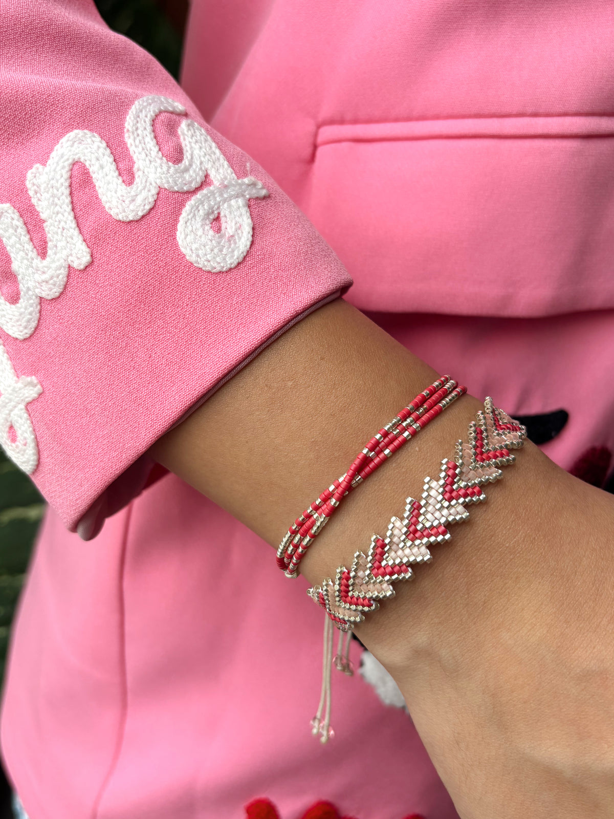 Pack Flechas Fucsia - Pulseras Miyuki