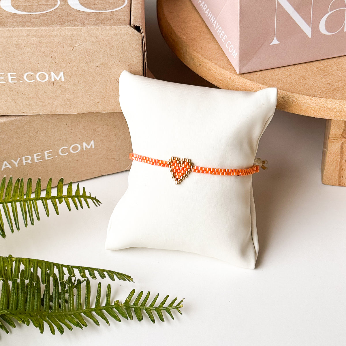 Corazón Miyuki | Naranja