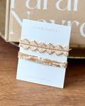 Pack Flecos Beige - Pulseras Miyuki