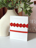 Dúo Flecos Rojo - Pulseras Miyuki