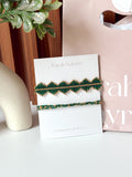 Pack Flecos Verde - Pulseras Miyuki