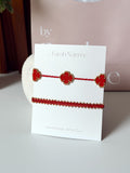 Pack Trébol Rojo - Pulseras Miyuki