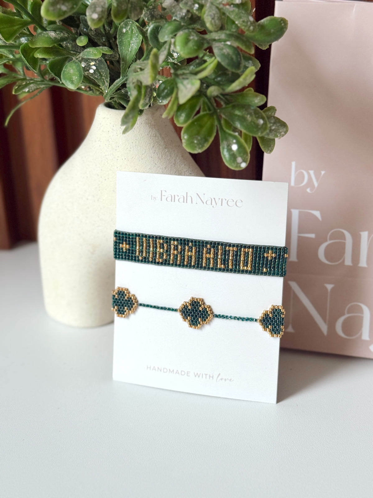 Pack Vibra Alto Verde - Pulseras Miyuki