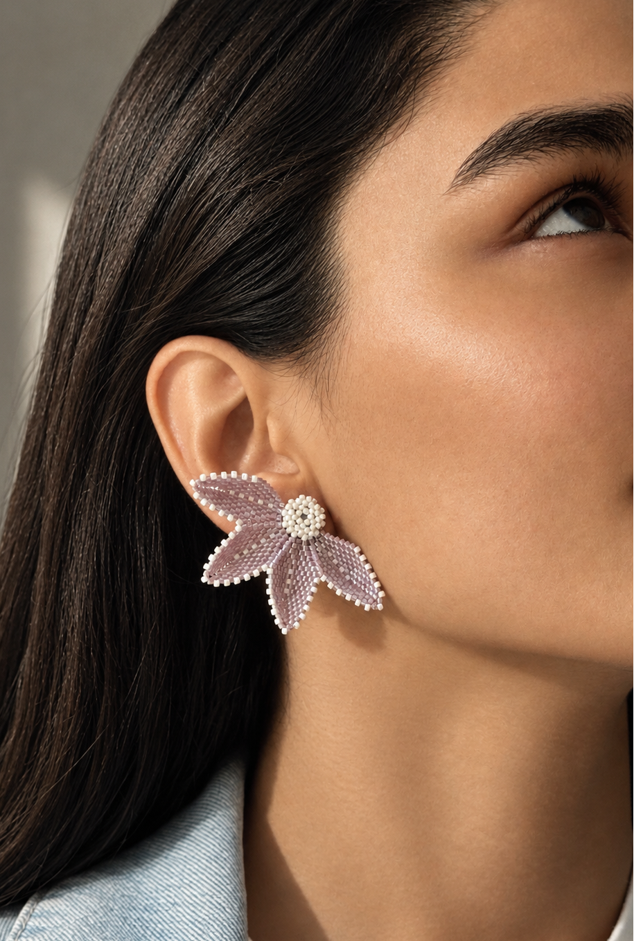 Aretes Rosalía Lilas - Miyuki