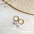 Flowers Mini Hoops